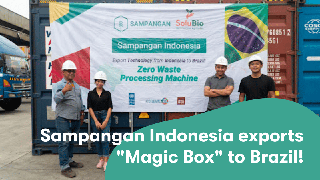 Sampangan Indonesia exports Magic Box to Brazil!